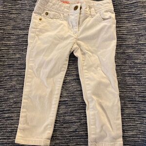 Toddler J Crew Crewcuts white jeans